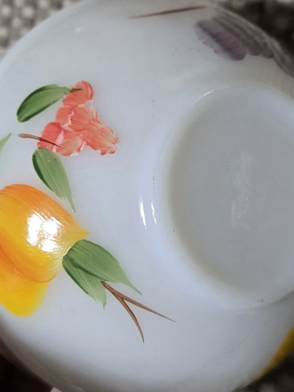 Vintage Fire King Milk Glass Mixing Bowl